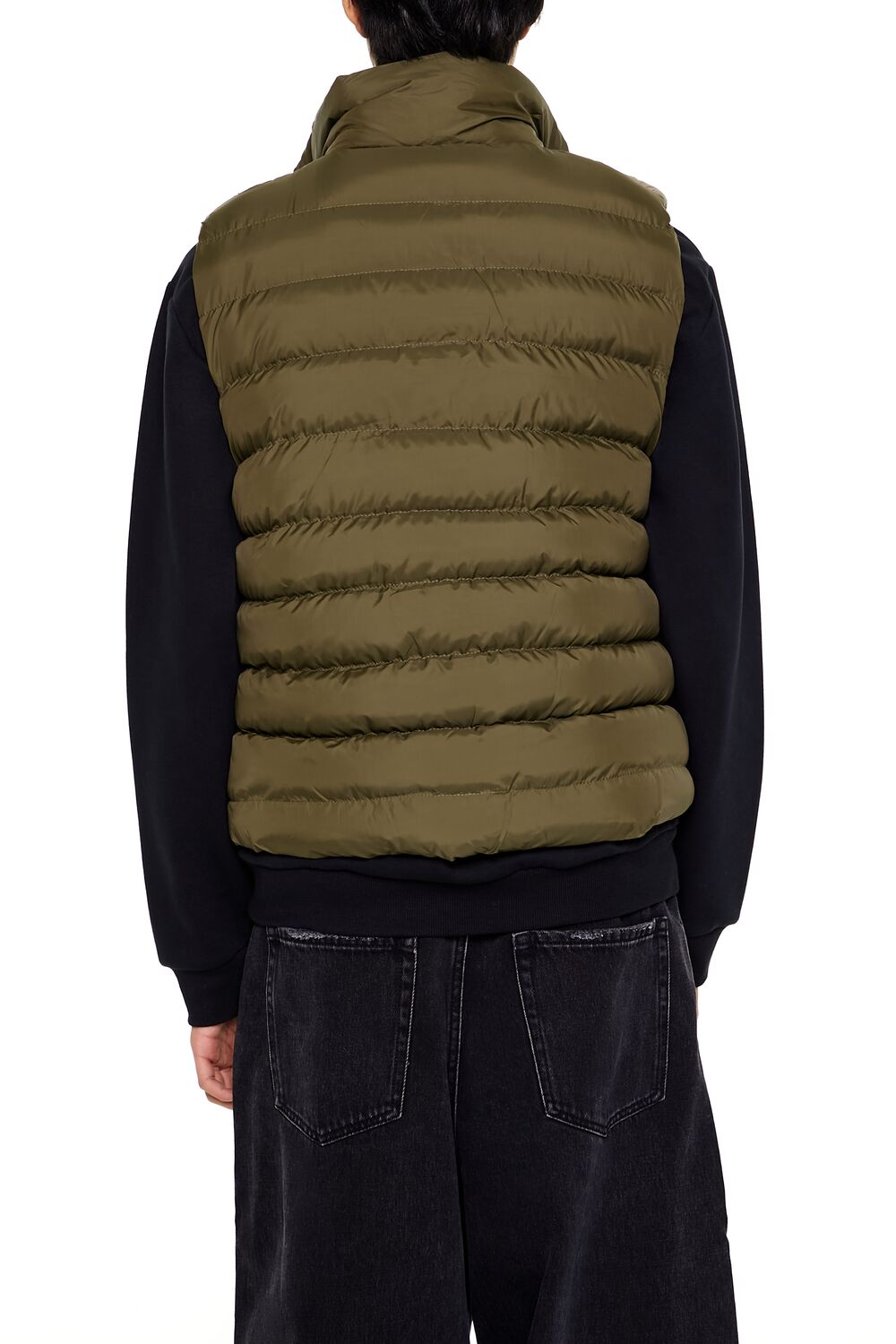 Checkered Basketwoven Vest