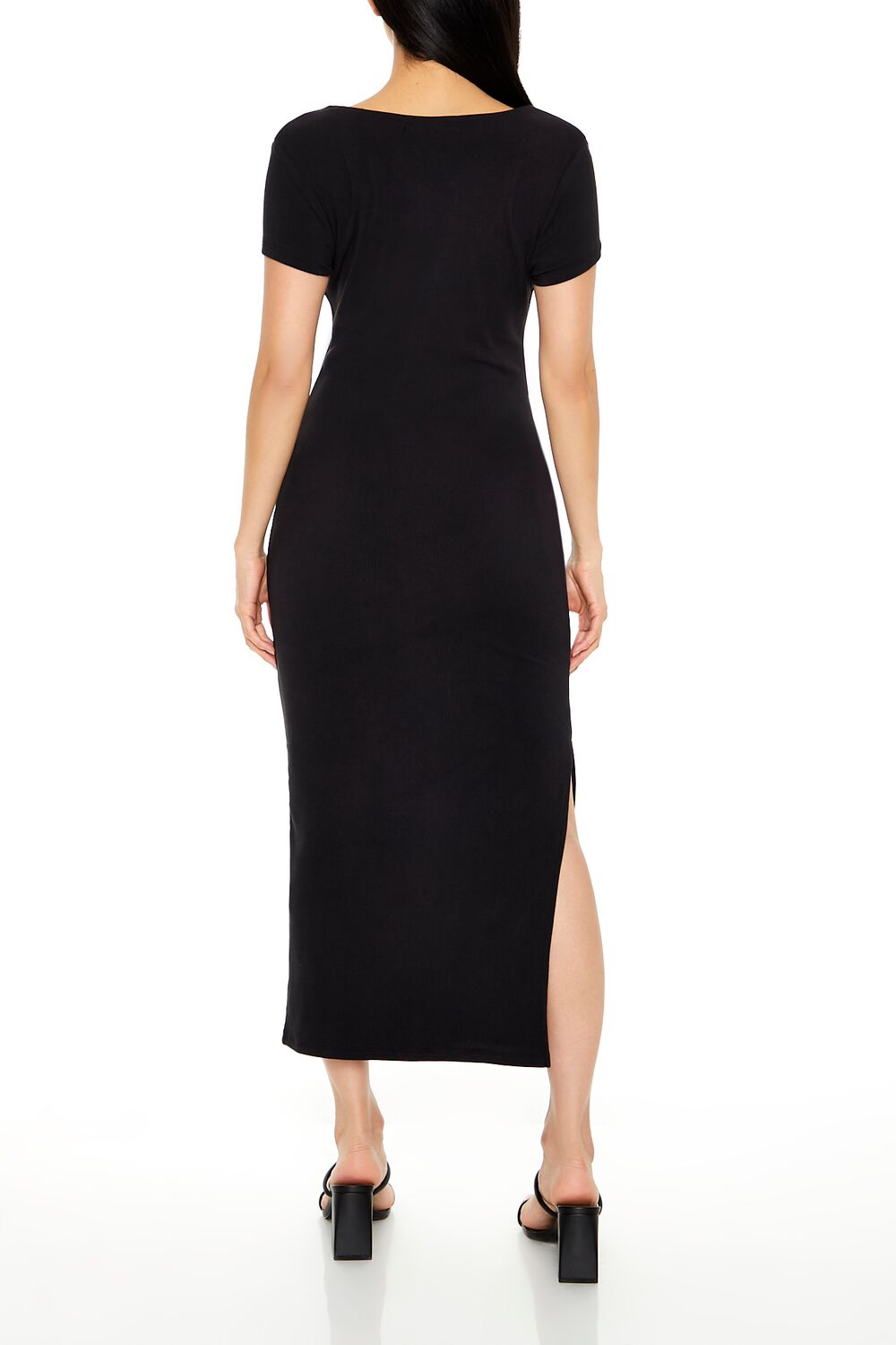 Ribbed T-Shirt Maxi Dress