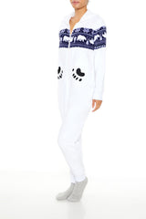 Hooded Polar Bear Jumpsuit
