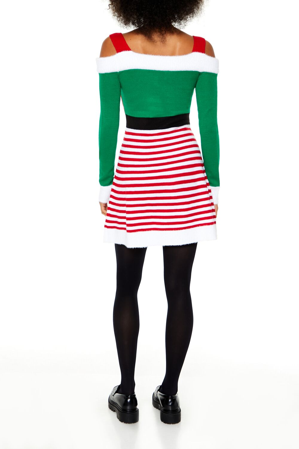 Striped Elf Mini Dress