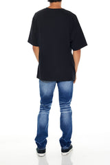 Distressed Slim-Fit Jeans