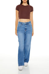 Cropped Crew Tee