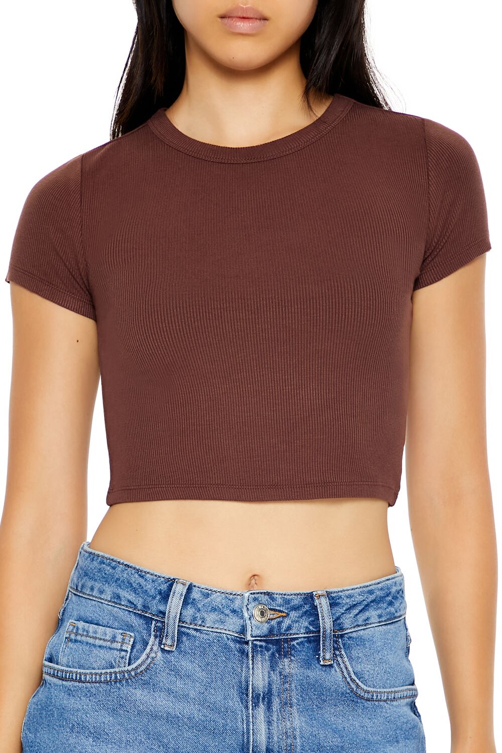 Cropped Crew Tee