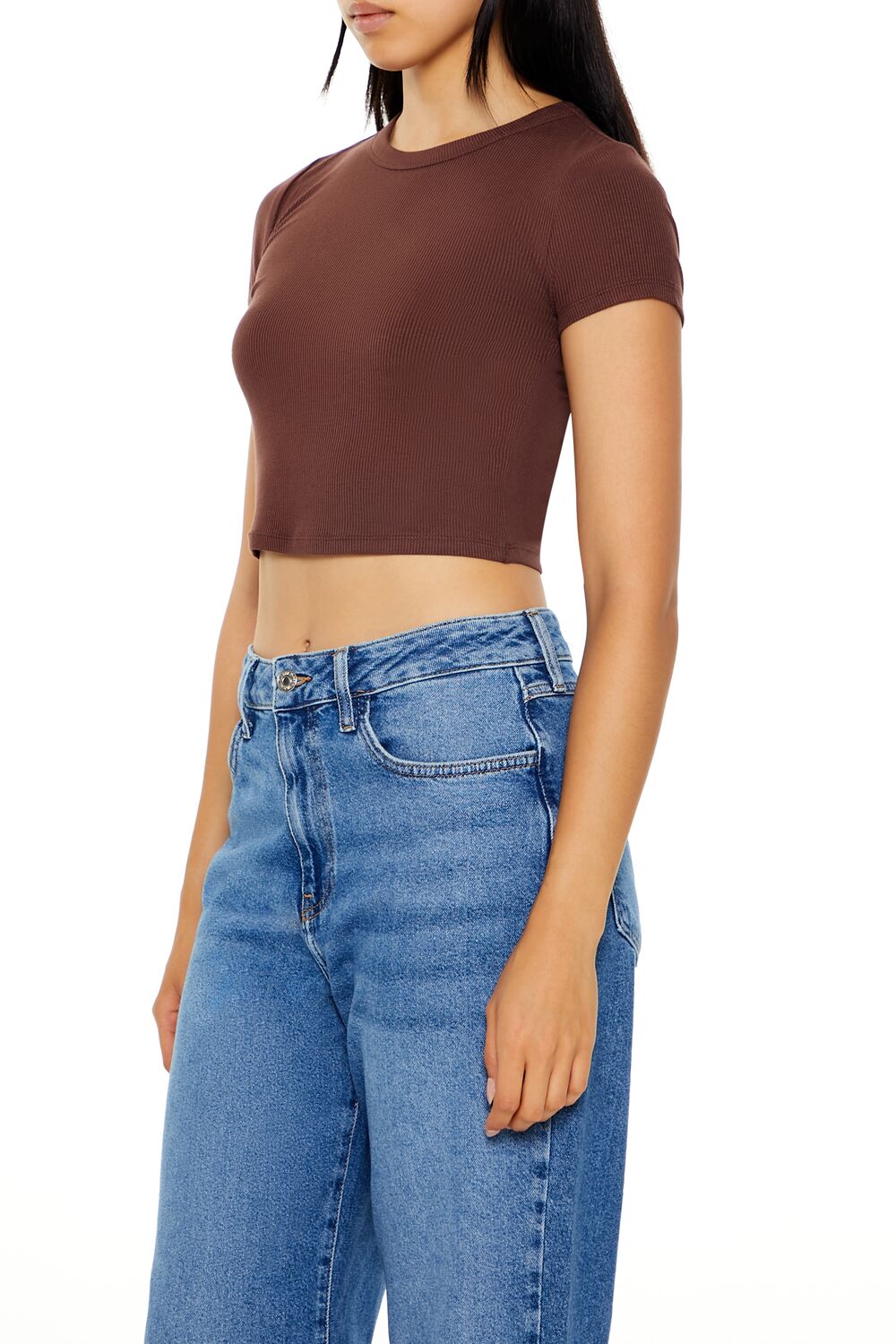 Cropped Crew Tee
