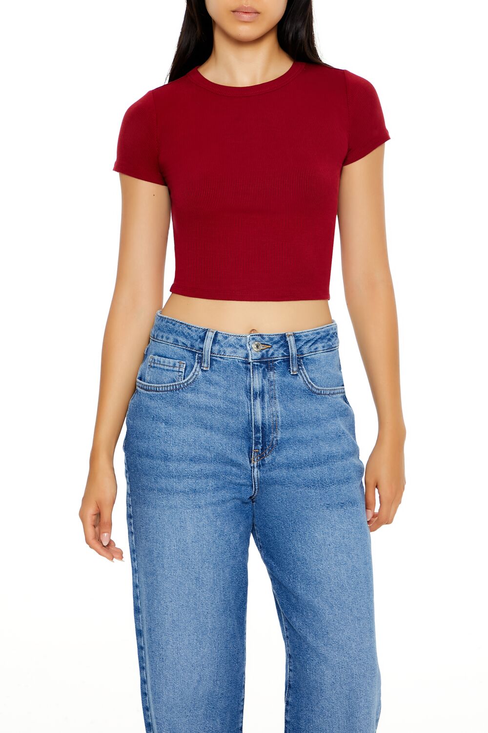 Cropped Crew Tee