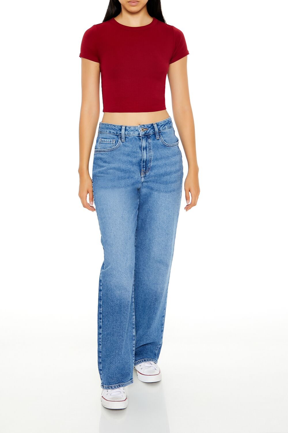 Cropped Crew Tee