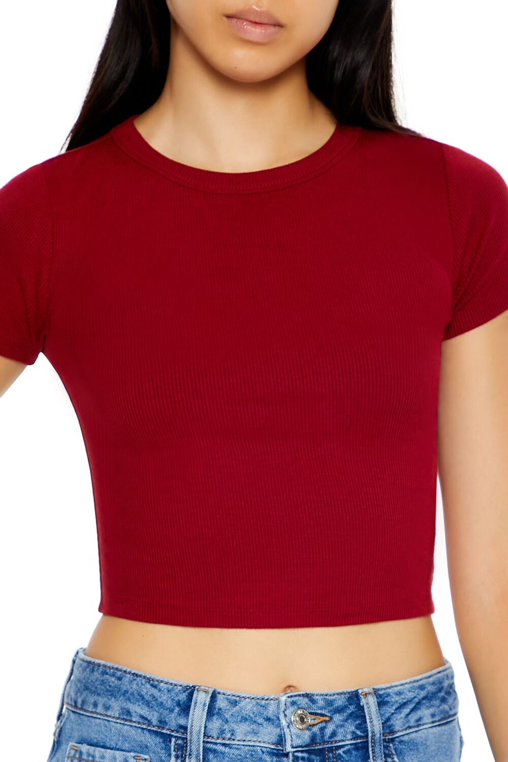 Cropped Crew Tee