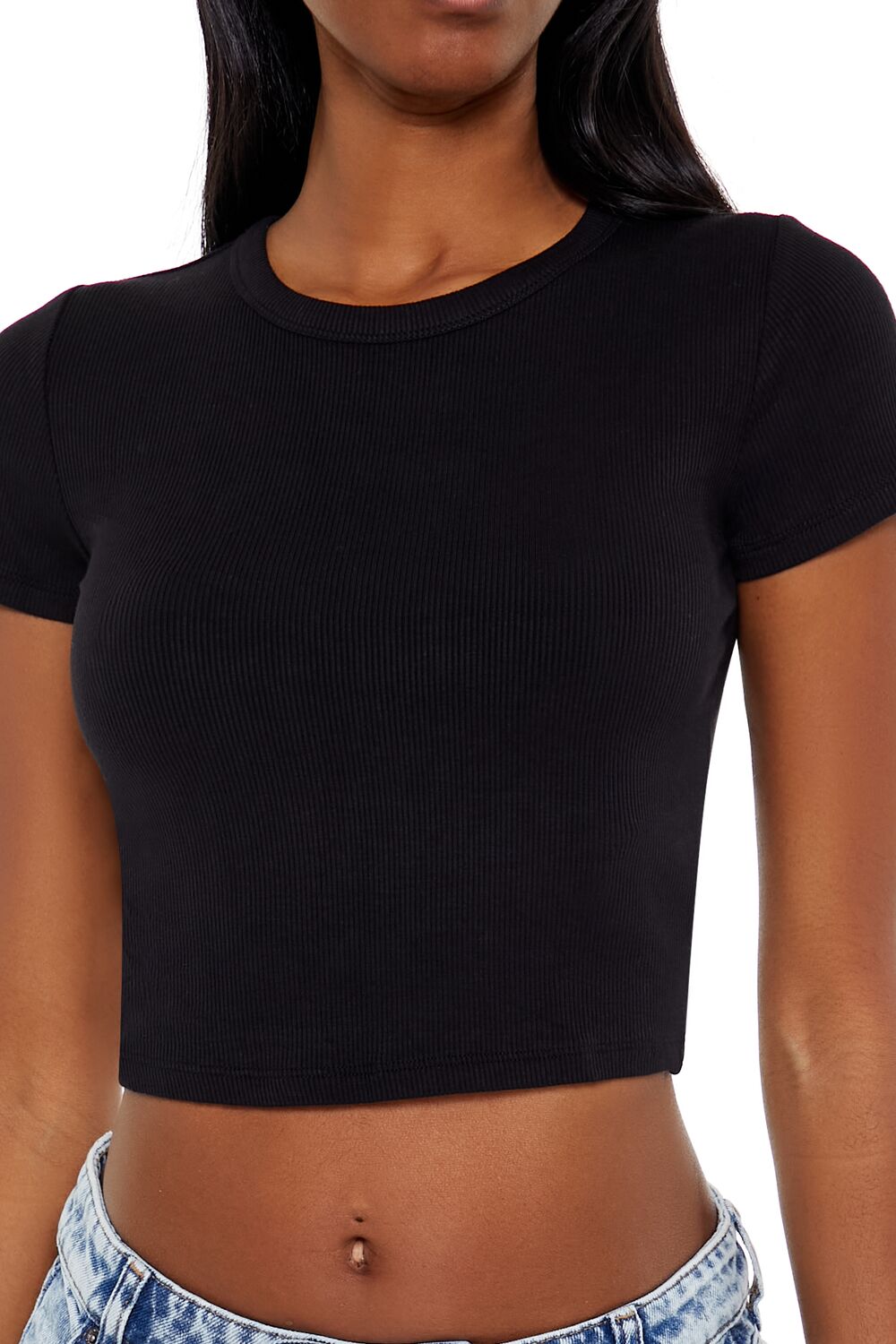 Cropped Crew Tee