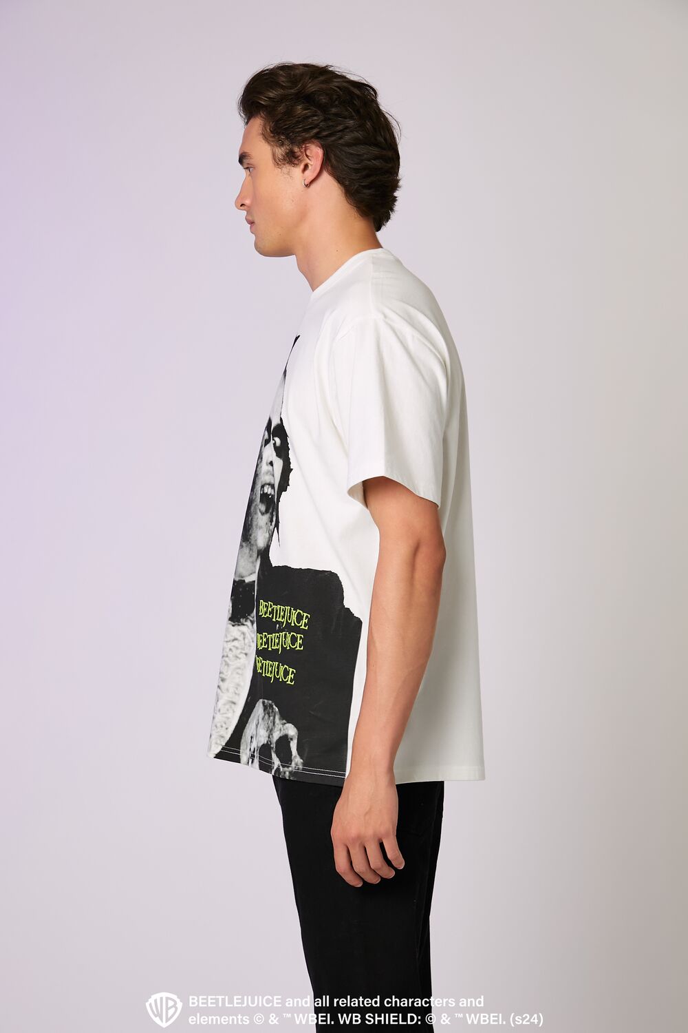 Beetlejuice Beetlejuice Embroidered Tee