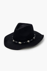 Studded Straw Cowboy Hat