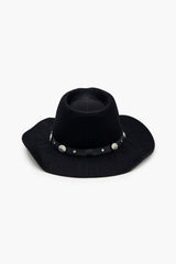 Studded Straw Cowboy Hat