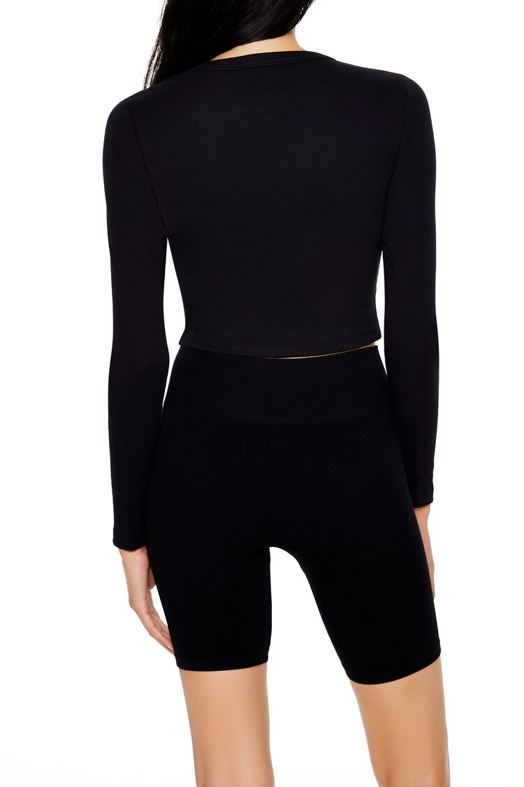Cotton-Blend Crop Top