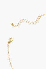 Rhinestone Cross Charm Necklace
