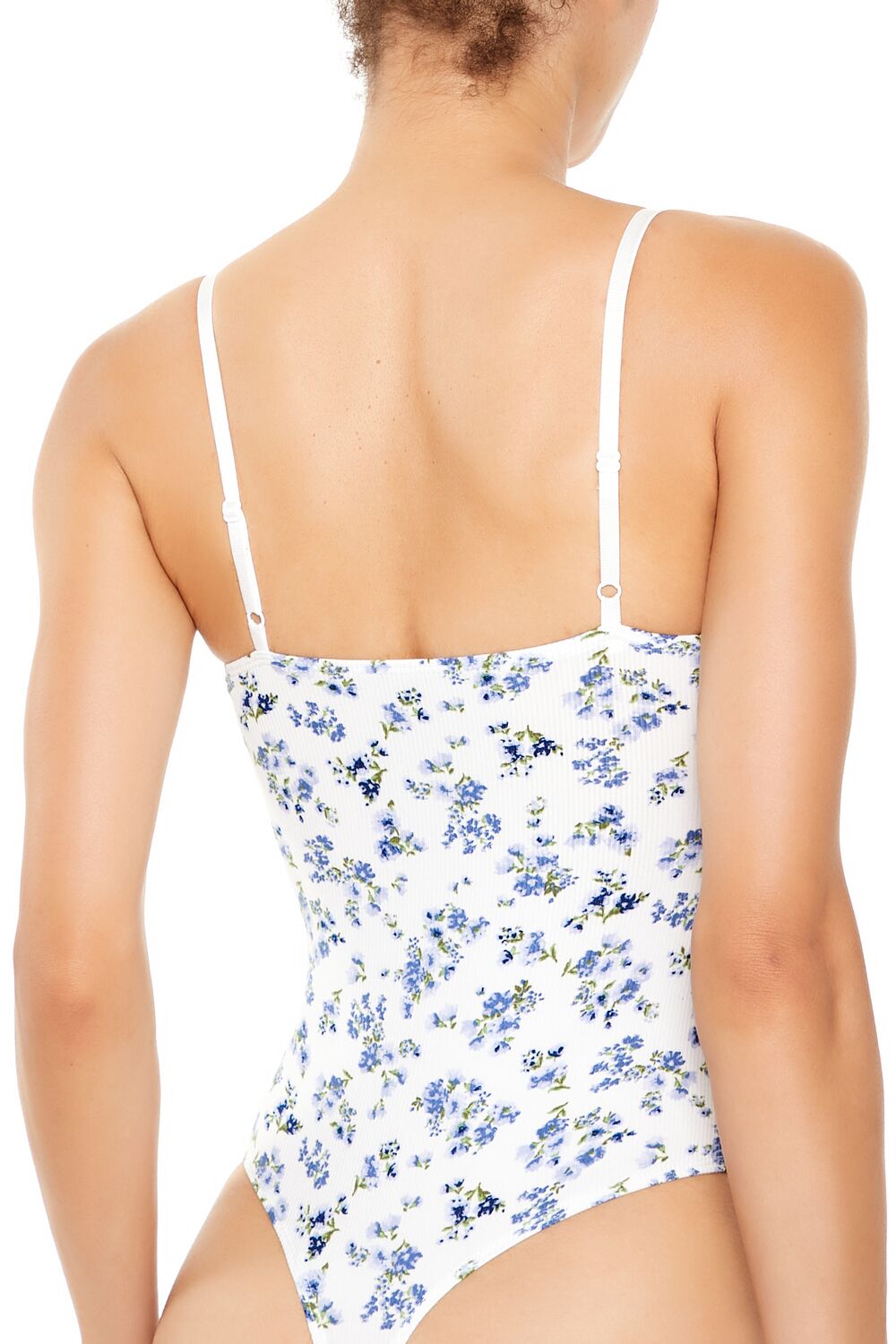 Floral Lingerie Thong Bodysuit