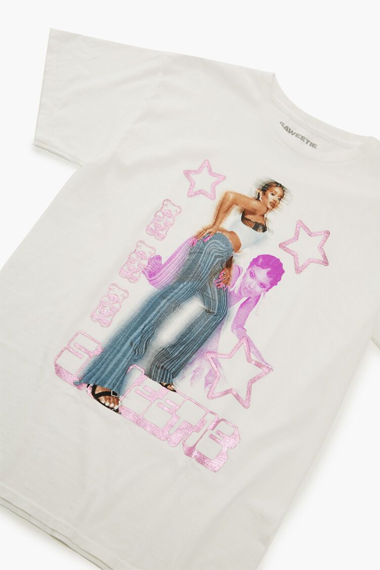 Shimmer Foil Saweetie Graphic Tee