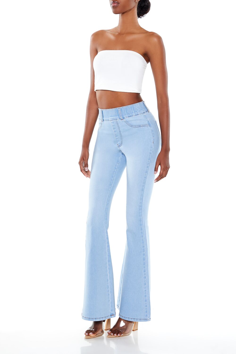 High-Rise Flare Jeans