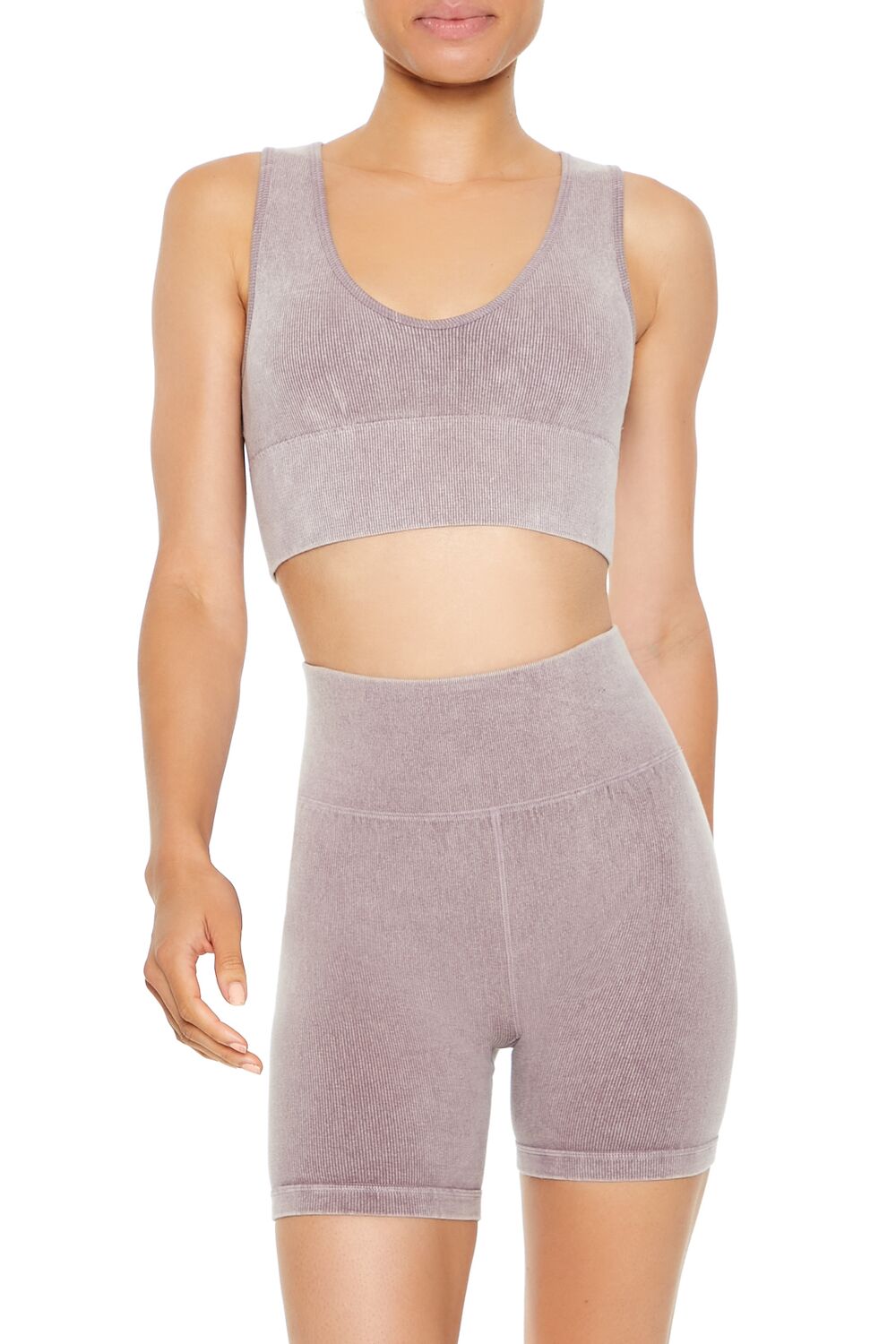 Seamless Mineral Wash Sports Bra