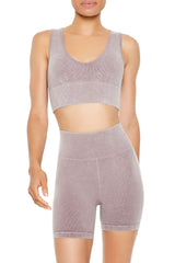 Seamless Mineral Wash Sports Bra