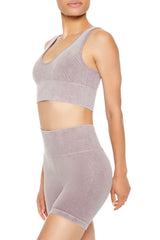 Seamless Mineral Wash Sports Bra