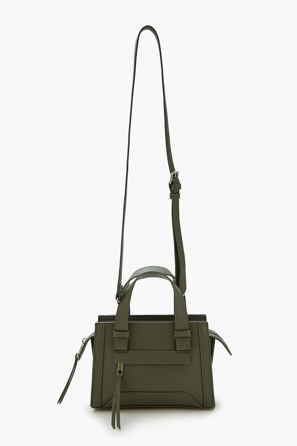 Faux Leather Crossbody Bag