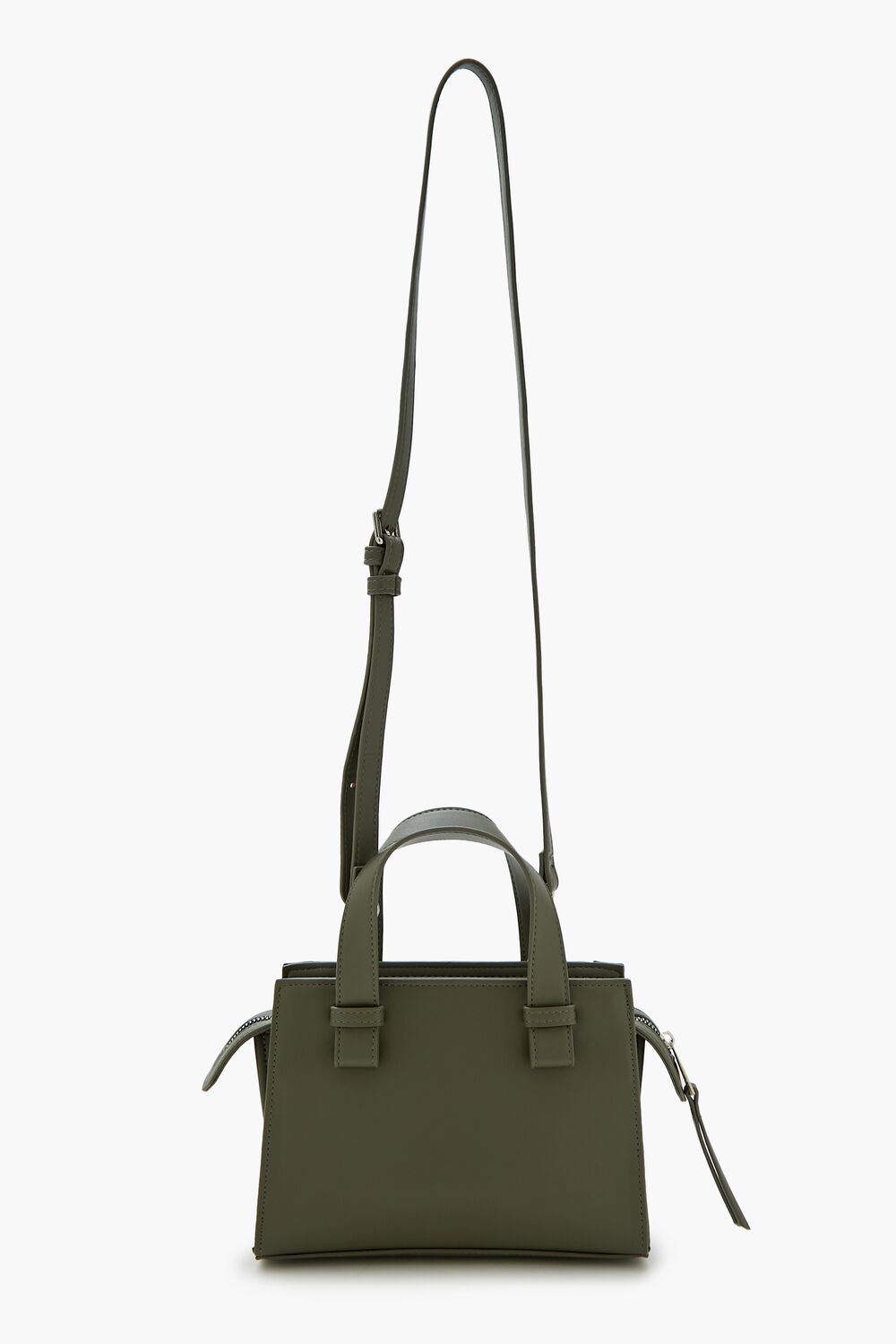 Faux Leather Crossbody Bag