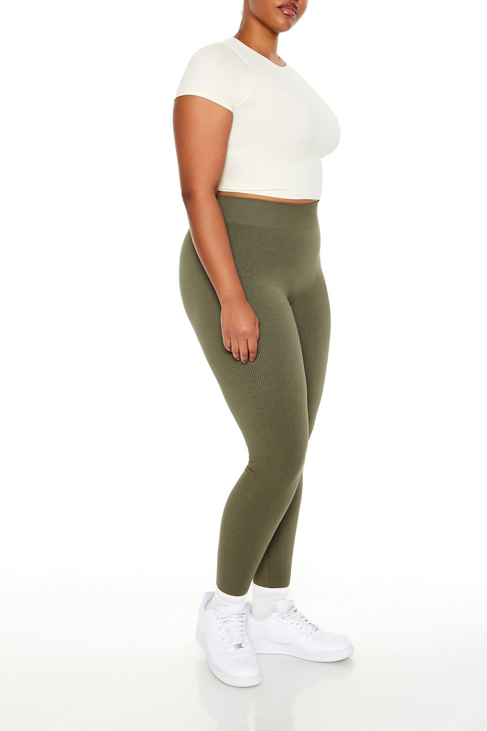 Plus Size Seamless High-Rise Leggings