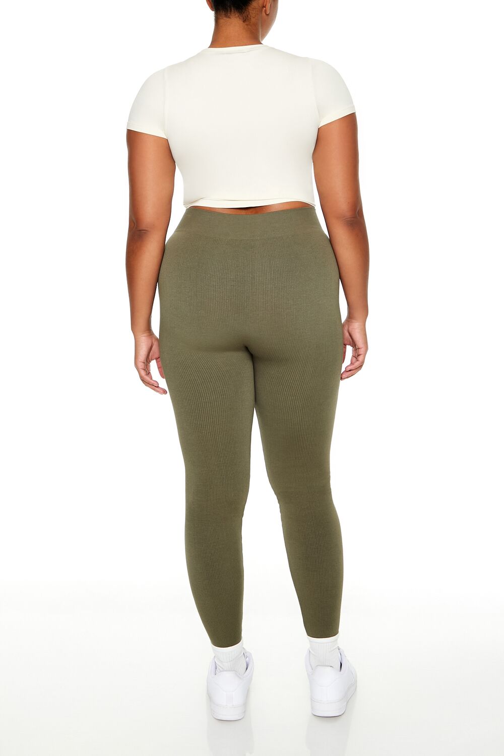 Plus Size Seamless High-Rise Leggings