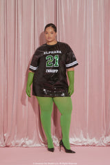 Plus Size Wicked Elphaba Mini Jersey Dress