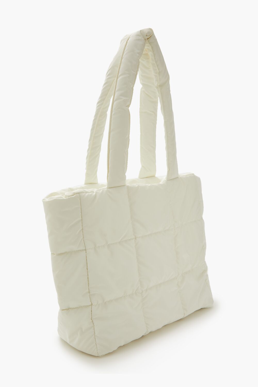 Quilted Faux Leather Tote Bag