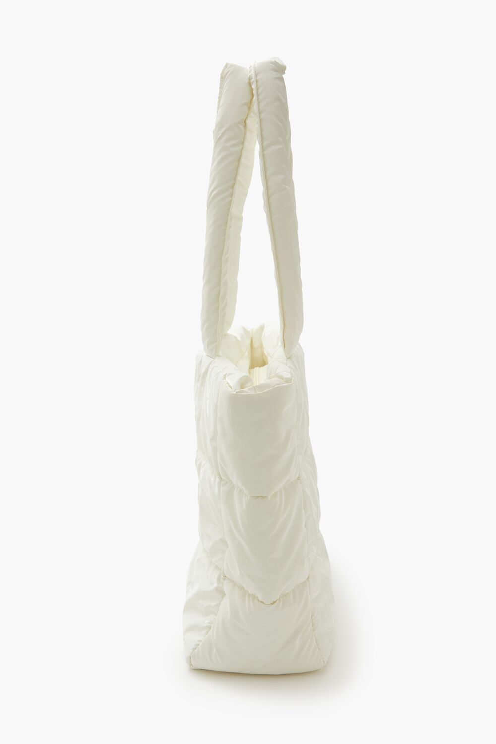 Quilted Faux Leather Tote Bag
