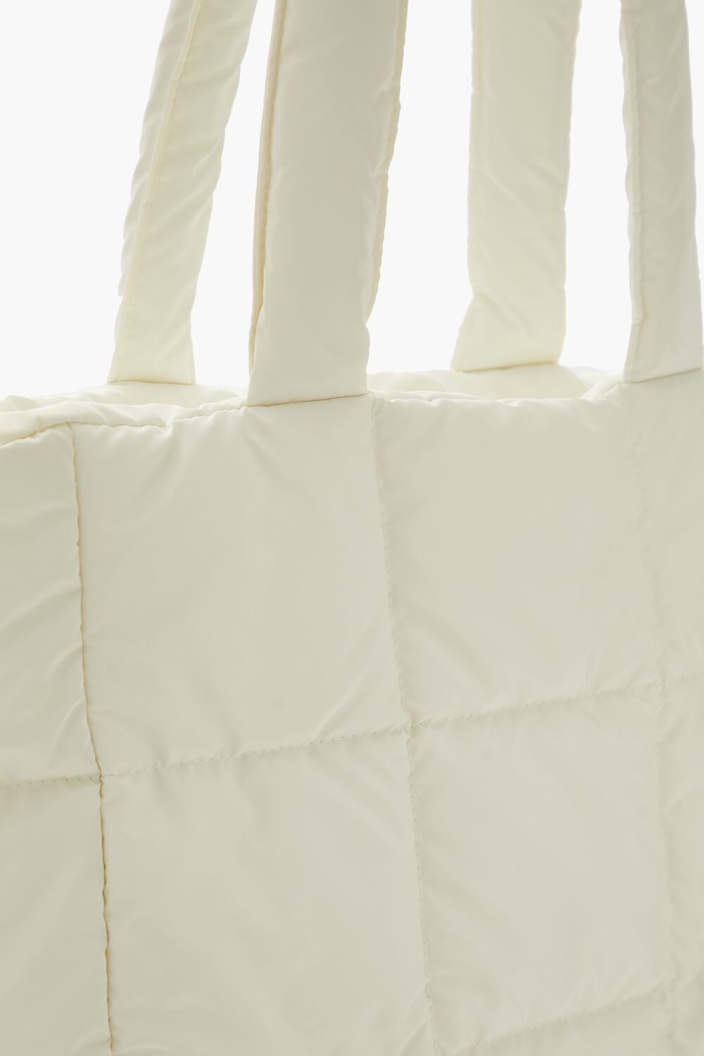 Quilted Faux Leather Tote Bag