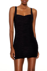 Ruched Bodycon Mini Tank Dress