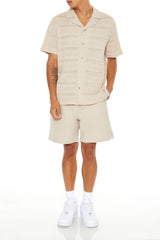 Lace Button-Front Shirt
