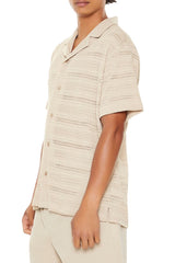 Lace Button-Front Shirt