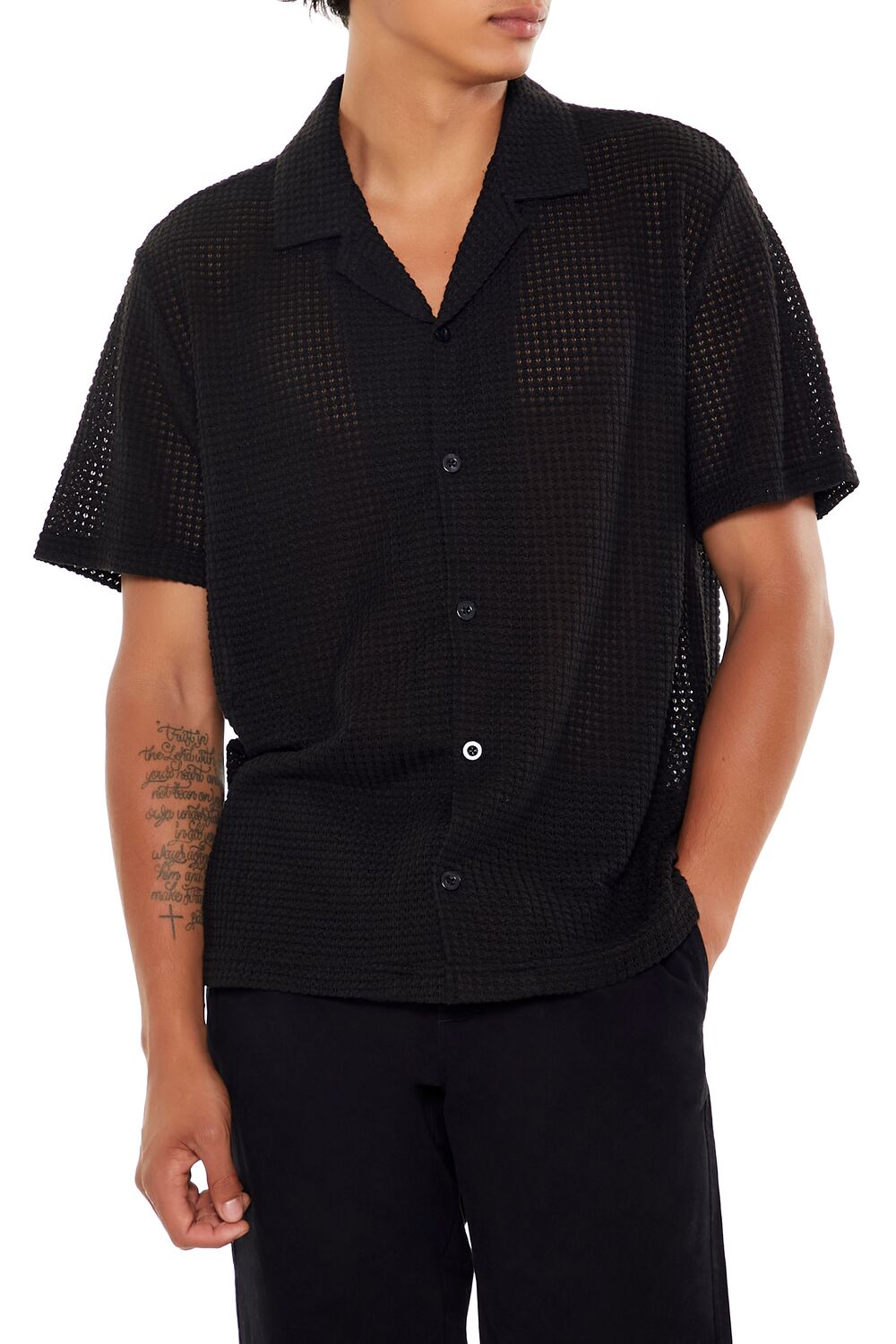 Textured Short-Sleeve Shirt