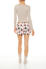 Christmas Teddy Bear Pajama Shorts