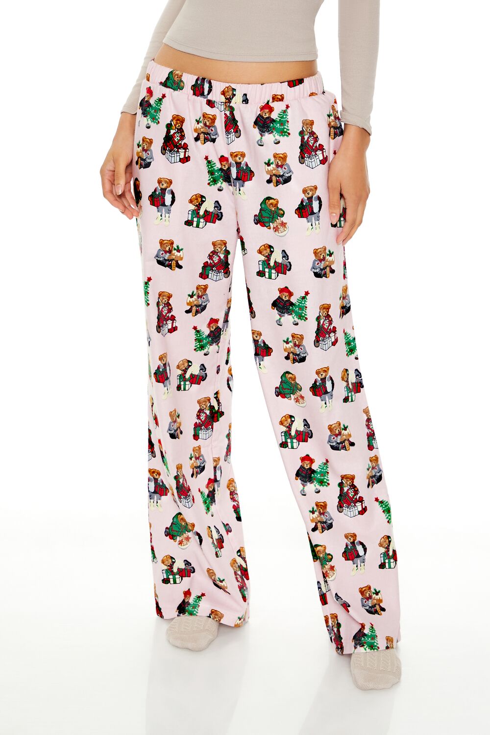 Christmas Teddy Bear Pajama Pants