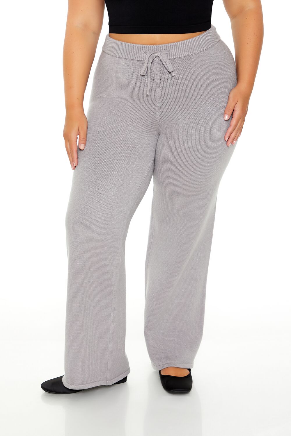 Plus Size Sweater-Knit Pants