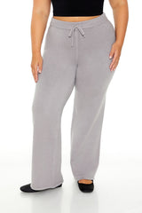 Plus Size Sweater-Knit Pants