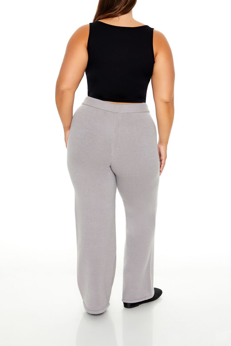 Plus Size Sweater-Knit Pants