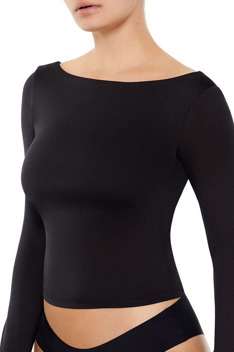 Contour Sculpt Boat Neck Top