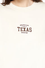 Embroidered Texas Pullover