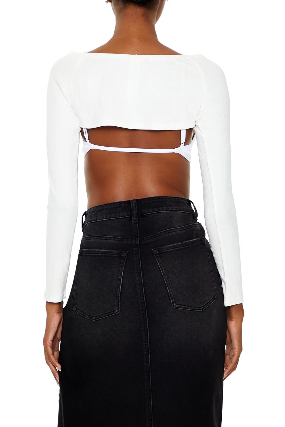 Ribbed Shrug Sweater