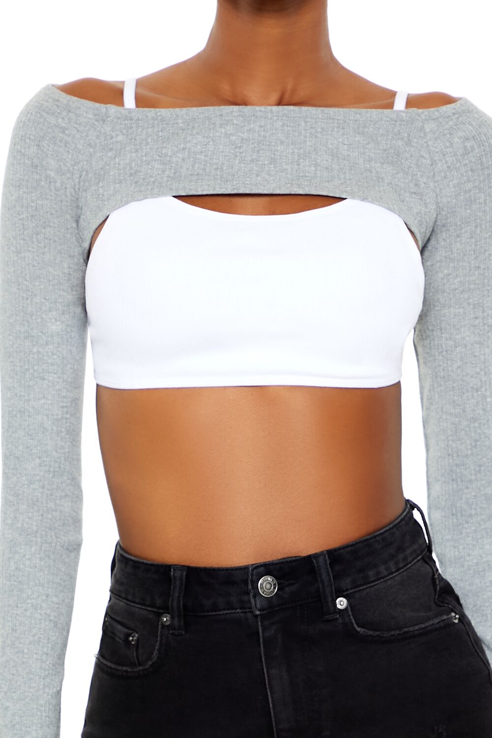 Ribbed Shrug Sweater