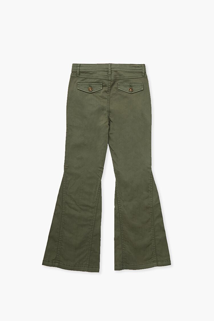 Girls High-Rise Flare Pants (Kids)