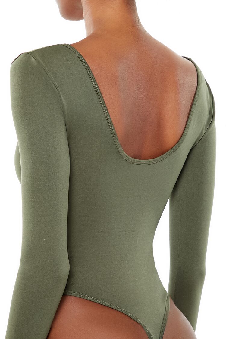 Seamless Thong V-Neck Bodysuit