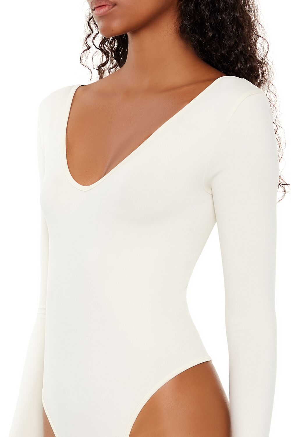 Seamless Thong V-Neck Bodysuit