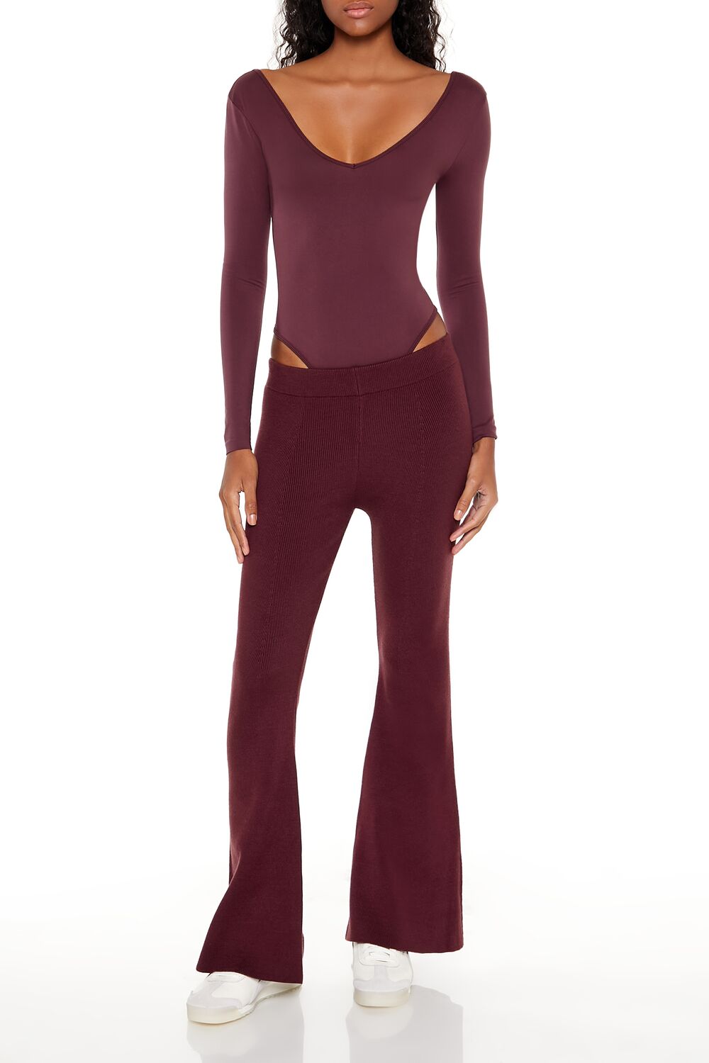 Seamless Thong V-Neck Bodysuit