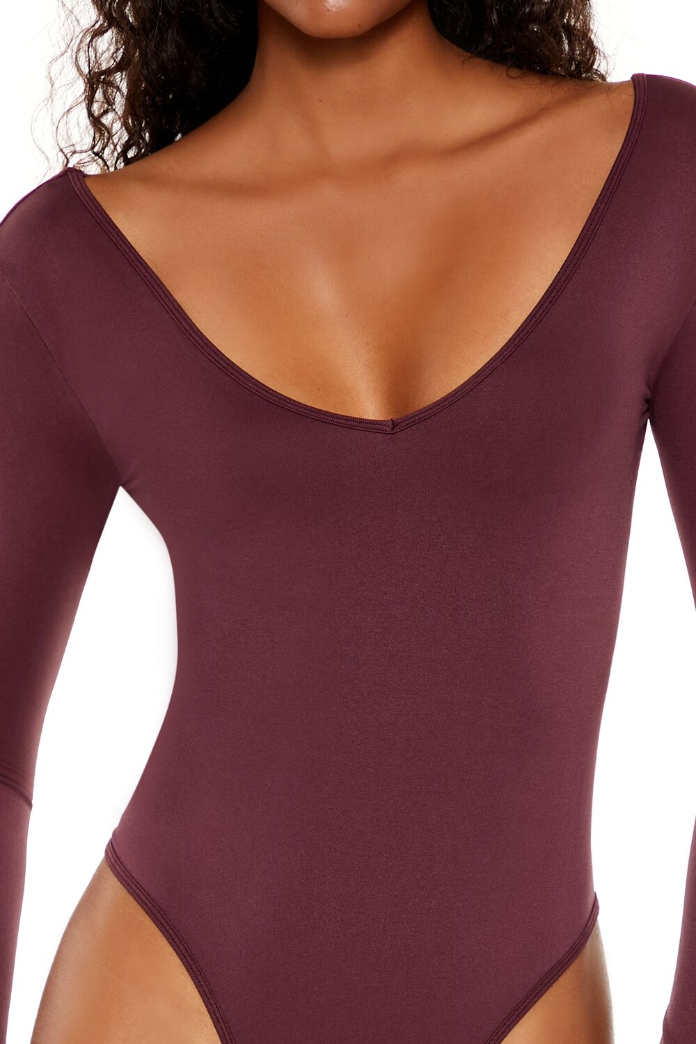 Seamless Thong V-Neck Bodysuit