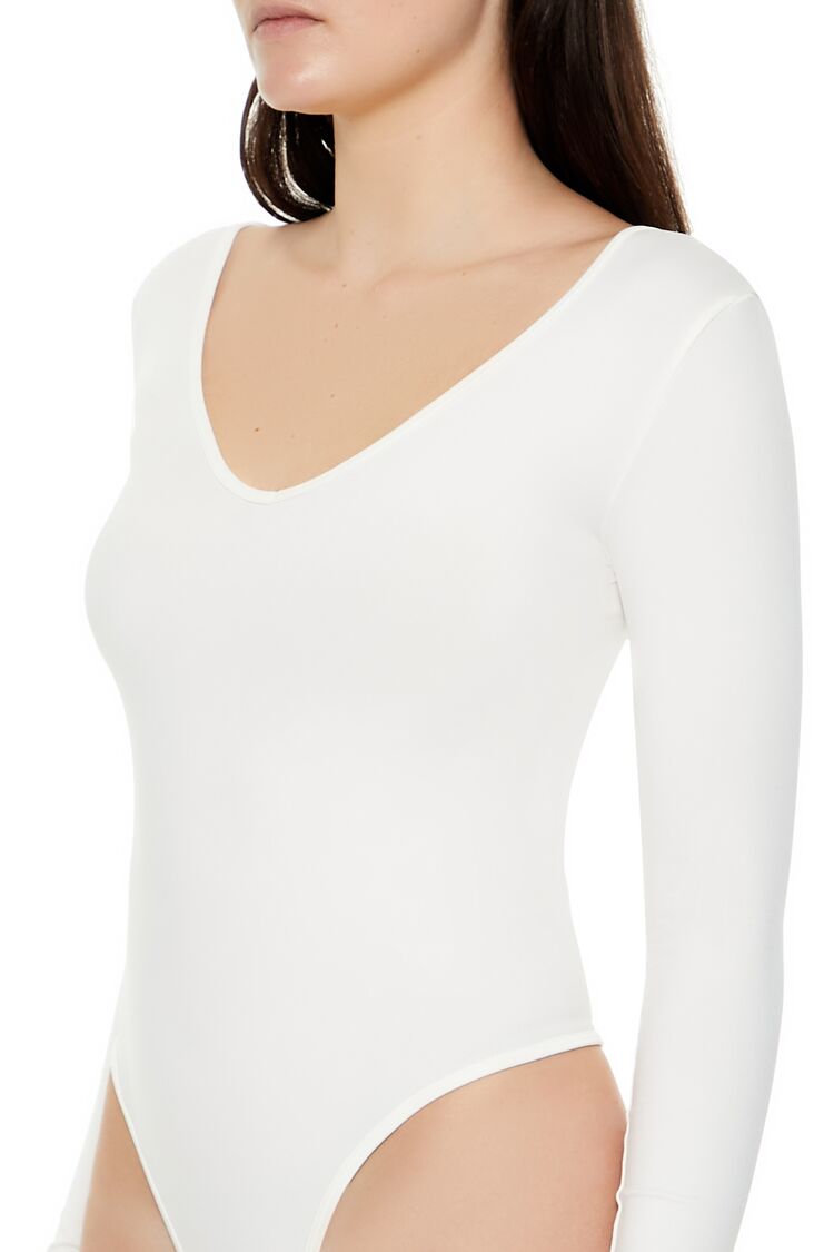 Seamless Thong V-Neck Bodysuit